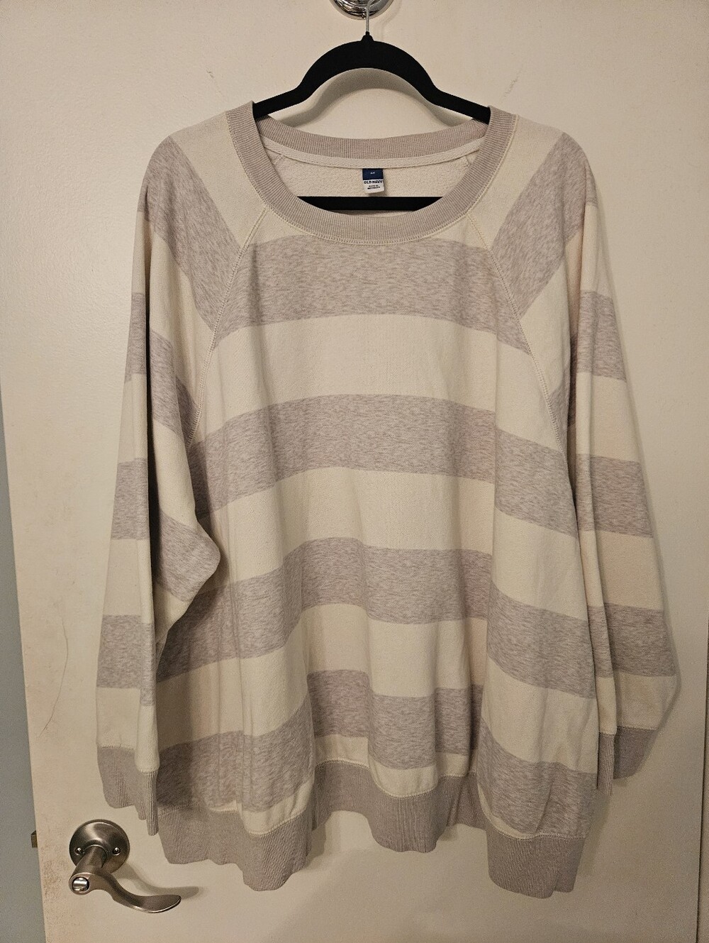 Striped Crew Neck Sweatshirt